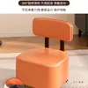 Silla para Ponerse Zapatos en la Entrada, Taburete Móvil, Banco para Sala de Estar, Taburete Bajo con Polea, Silla Pequeña con Rueda Universal, Taburete para Cambiarse de Zapatos en Casa
