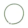 Collar Largo de Perlas Doble Capa Estilo Chinoiserie Nuevo 2025 Nuevo Estilo Popular Cadena para Clavícula con Perlas de Calcedonia Verde para Mujer