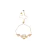 Pulsera de Flor de Circonita Super Brillante Estilo Francés, Elegante y Dulce, Estilo de Nicho, Pulsera Versátil, Lujo Ligero, Sensación de Alta Gama, Joyería para Mujer
