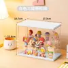 Rack de Exibição para Armazenamento de Caixas Surpresa Caixa de Armazenamento Feita à Mão Acrílico Bubble Mart Gabinete de Exibição Lego Rack de Armazenamento de Mesa