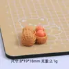 Juguetes de Comida Vegetal Estéreo Simulados Accesorios para Joyería Hechos a Mano DIY Pegamento de Crema Resina Pequeños Accesorios Adornos para Pasadores Materiales