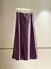 2026 Primavera Temprana Nuevo Estilo Nuevo Estilo Chino Ropa para Mujer Falda de Cola de Pez de Acetato Elegante y Cómoda Falda Larga de Cintura Alta
