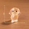Micro-paisagem Criativa Fofa Brilhante Poodle Filhote Casa de Bonecas DIY Acessórios Decorativos Mini Enfeites de Mesa