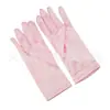Accesorios para Mujer de los Años 1920 Spandex Satén Flocado Guantes de Charol Accesorios de Disfraz para Fiesta de Baile Transfronteriza en Stock