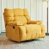 Cápsula Espacial de Primera Clase Sofá Individual Perezoso Sala de Estar Silla Mecedora Reclinable Casual Reclinable Eléctrico Multifuncional Lujo Ligero para el Hogar