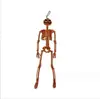 Halloween 40cm Esqueleto Casa Embrujada Decoración Adornos de Terror Momia Plástico Articulaciones Artificiales Esqueleto Humano Móvil
