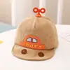 [Dez Itens Quentes de Inverno] Touca para Bebê 6-24 Meses Boné com Aba Touca para Bebê com Heattech no Inverno Bonita Aba Curta Base Arredondada