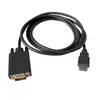 Cable HDMI a VGA 1.8m Convertidor VGA alta definición con audio para portátil proyector HDMI A VGA