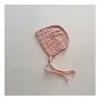 Chapéu de Inverno 2026 Novo, Feito à Mão com Abas de Orelha, Estilo Lolita Elegante, Touca Quente de Tricô com Cordão, Atacado
