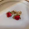 Set de Collar y Pendientes Flor de Diamante Vintage de Segunda Mano Lujo Accesible Cadena Alta para Clavícula Collar Estilo Palacio para Mujer