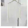Cardigan Tricot Longo Manga Longa Decote V Renda Vazada Crochê Verão 2026 Novo Top Curto Cobertura com Cadarço