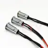 Orifício 8mm luz indicadora LED pequena luz de sinal metálica 3V5V12V24v cromada lâmpada de alimentação de carro Especial