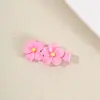 Nuevo Pasador de Flor Acrílica para Bebé, Accesorio para el Cabello para Niñas, Pasador de Cobertura Total que No Daña el Cabello, Pasador para Flequillo Lateral, Adorno para el Cabello