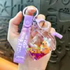 Llavero de dibujos animados creativos kappi bala de cara giratoria lindo colgante para mochila escolar llavero para llaves de coche pequeño regalo al por mayor