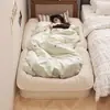 Sofá perezoso, cama para perro humano, sofá pequeño para dormitorio, sillón perezoso individual o doble, sofá cama plegable reclinable y para dormir