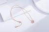 Collar de Estrella de Cinco Puntas de Moda de Singapur, Diseño Local de Nicho, Cadena para Clavícula de Lujo Ligero para Mujer Popular en Internet, Colgante de Cielo Estrellado