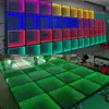 Azulejo de Piso Abisal 3D Luz Escenario Bar Luz de Piso de Inducción Luminosa Espejo de Mil Capas Personalizado Succión Magnética Inalámbrica Guangzhou Industrial