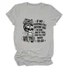 Si Mis Personalidades Amazon Ebay Sitio Independiente Camiseta de Manga Corta con Cuello Redondo de Moda y Única para Mujer