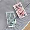 Cabide Dobrável com 12 Prendedores para Meias, para Viagem de Negócios, Casa, Varal Pessoal, Roupas, Roupa Íntima, Cabide Antiderrapante