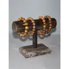 Suporte de Madeira Maciça para Armazenamento de Pulseiras Suporte de Exibição de Joias de Pulseira Desmontável Uso Doméstico Suporte de Exibição para Pulseiras Bangles Headbands Adereços de Joias
