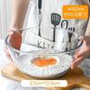 Bol de Vidrio Multiusos Restaurante Postre Japonés Bol para Frutas Base para Hornear Pasteles Bol para Cocinar Ensalada Venta al por Mayor 11