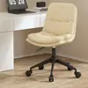 Silla de Maquillaje de Lujo Ligero, Taburete de Tocador para Dormitorio, Estilo Moderno Sencillo para Apartamentos Pequeños, Taburete de Tocador para el Hogar, Silla de Madera Maciza con Respaldo