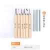 Cuchillo de Talla Cuchillo de Talla para Carpintería Herramientas para Talla en Madera Enciclopedia Hecha a Mano Set de Talla en Madera Set Completo de Grabados para Principiantes Madera de Madera de Madera Vajilla de Madera