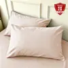 Fronhas Masculinas Classe A Anti-Saliva e Anti-Óleo, Conjunto de Dois, 48x74cm, Conjunto Completo para Travesseiro Único com Capa Interna
