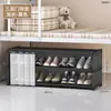 Espaço da Porta Sapateira Doméstica Armário de Armazenamento Área Pequena Sapateira Simples à Prova de Poeira Dormitório Escolar Sapateira de Cama