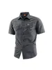 Camisa de Trabajo de Verano de Manga Corta para Hombre JEEP SPIRIT con Cuello de Solapa, Secado Rápido, Transpirable, Casual, Camisa de Color Sólido