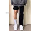 Jeans Ajustados Rectos Negros Talla Grande para Mujer Otoño e Invierno Forrados de Felpa para Chicas Gorditas Elásticos Adelgazantes Forma de Pera Pantalones Americanos