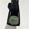 Comercio Exterior Pana 2026 Primavera Nueva Moda Color Sólido Bolsa de Tela Estilo Campus para Chicas Pequeña de Hombro Único Cruzada Moderna