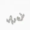 Pendientes Irregulares Transfronterizos Europeos y Americanos para Mujer, Pendientes de Diseño de Nicho Modernos y Versátiles, Joyería de Comercio Exterior Nueva 2026
