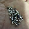 Plata de Ley S925 Alambre de Crimpado Alambre Cuentas de Posicionamiento Hebilla de Olla a Presión Accesorios de Fijación para Pulseras Bobina para Collar DIY Hebilla