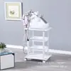 Carrinho de beleza para salão de beleza Suporte para instrumentos de bolha europeus Barbeiro Tatuagem Arte em unhas Ferramenta de ventosaterapia de ferro Frete grátis
