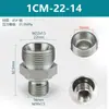 Adaptador hidráulico acero 45# Yonghua cono de 24 grados férula sello ED fitting para manguera 1CB 1CM 1DB 1DM