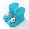 Botas de Lluvia para Niños Antideslizantes Suela Suave Lindo Dibujo Animado de Dinosaurio Forradas de Felpa Cálidas Extraíbles Botas de Lluvia para Hombres, Mujeres, Niños de Edad Media y Mayores