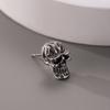 Aretes para Hombre Vintage Personalidad Aretes de Calavera Estilo Ins Europeo y Americano Gótico Oscuro Joyería para la Oreja Nicho de Alta Gama