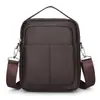 Bolso de Pecho para Hombre Nuevo Bolso de Hombro Multicapa Ligero Simple para Viajero de Negocios Textura de Color Sólido Bolso Cruzado de Mensajero para Hombre