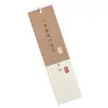 Etiquetas de papel kraft de diseño antiguo, etiquetas personalizadas de algodón y lino para ropa Hanfu, etiquetas gruesas de papel especial hechas a medida