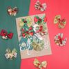 Acessórios de laço de Natal Árvore de Natal DIY Vestir Sino pequeno Laço Caixa de presente Guirlanda Pingente Acessórios