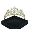 Corona de Novia Diadema de Boda Pedrería Accesorios de Boda Fotografía Vestido de Boda Tocado Exquisita Corona Diadema Corona de Cumpleaños