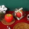 Velas Similares a Frutas Manzana Roja en Forma de Vela Regalos de Fruta para Nochebuena Velas Navideñas con Llama