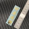 Calcomanías Metálicas en la Parte Trasera de la Funda del Teléfono Móvil con Logotipo Dorado Pegamento de Cristal DIY Hecho a Mano Joyería DIY