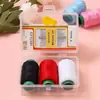 Mini Kit de Costura Portátil para el Hogar Kit de Costura de Alta Calidad para Dormitorio Set Práctico Hilo de Coser Reparación Herramientas Coloridas