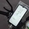 Suporte de telefone à prova d'água com capacidade de tela sensível ao toque, bolsa à prova de chuva para entregadores, capa de telefone à prova d'água recarregável