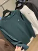 Preço Offline 199! Camiseta Básica de Manga Longa Quente com Gola Redonda Raglan para Casal, Juventude, Tecido de Veludo Alemão, Outono e Primavera 2026