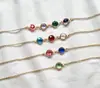 2024 Nuevo Pulsera de Piedra de Nacimiento DIY Transfronteriza de Amazon Pulsera de Piedra de Nacimiento Única Regalo Sencillo de Fiesta para Mujeres