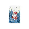Paño de cocina navideño transfronterizo europeo y americano gofrado navideño de cocina absorbente paño de té multifuncional paño de limpieza para lavar platos
