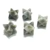 Cristal Natural Merkaba 15*15mm Estrella de Seis Puntas Estéreo Piedra Lisa No Porosa Accesorios para Adornos DIY Fabricante Venta al por Mayor